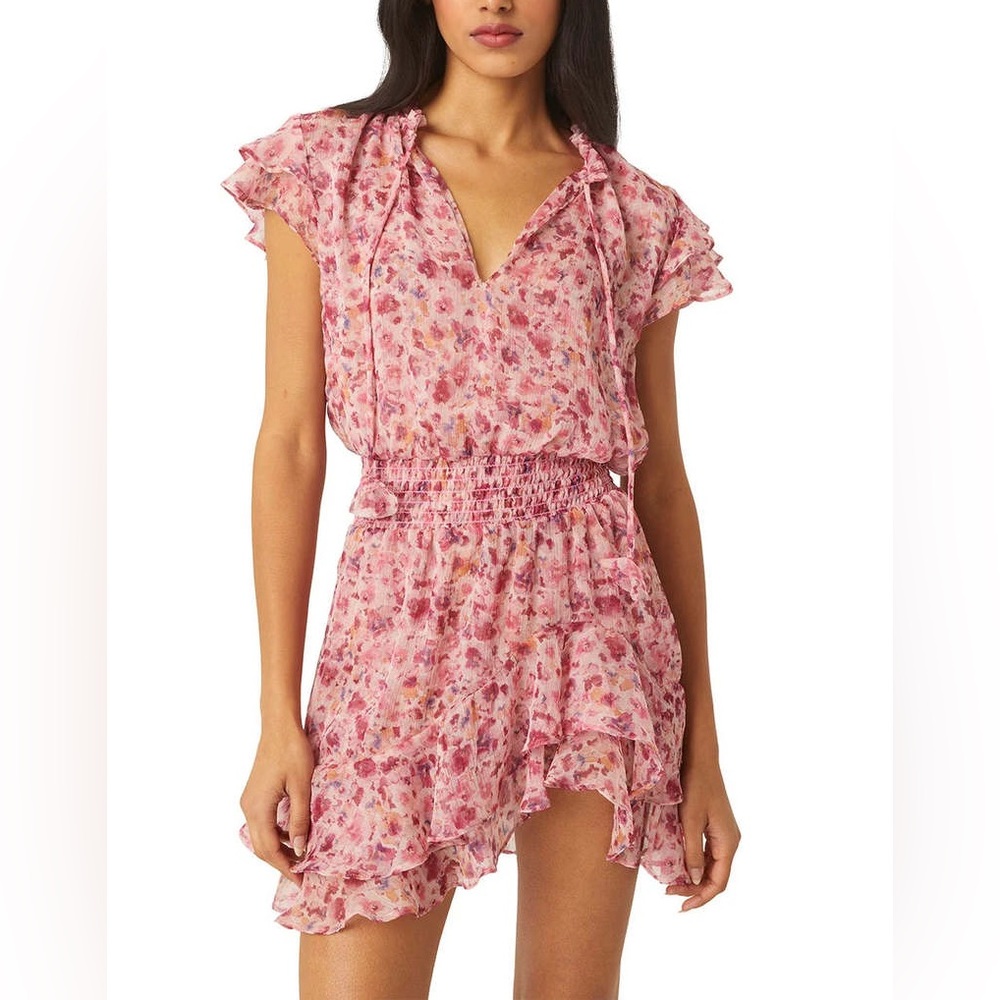 MISA LOS ÁNGELES MAIA Floral Mini Dress - Picture 1 of 8